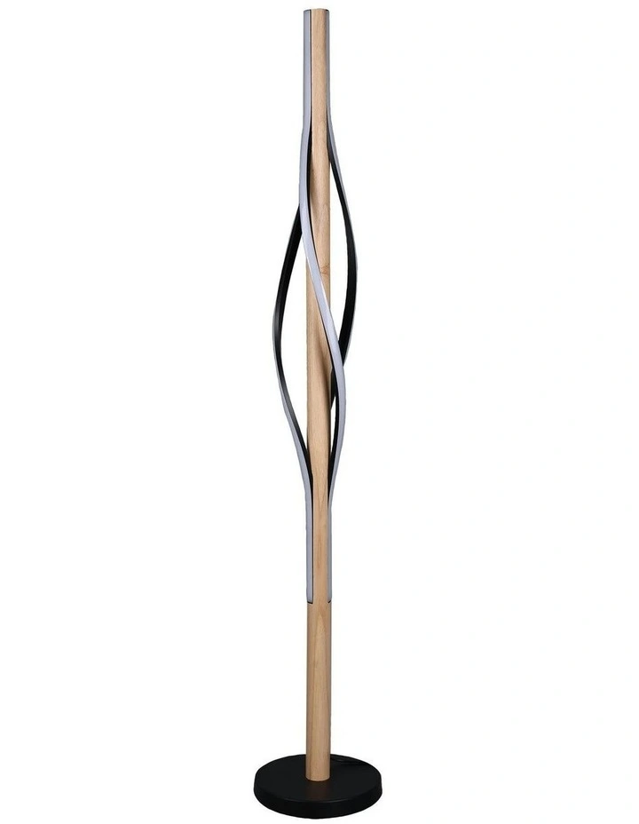 Bonnie LED Floor Lamp in Brown image 1