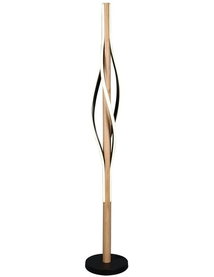 Bonnie LED Floor Lamp in Brown image 2