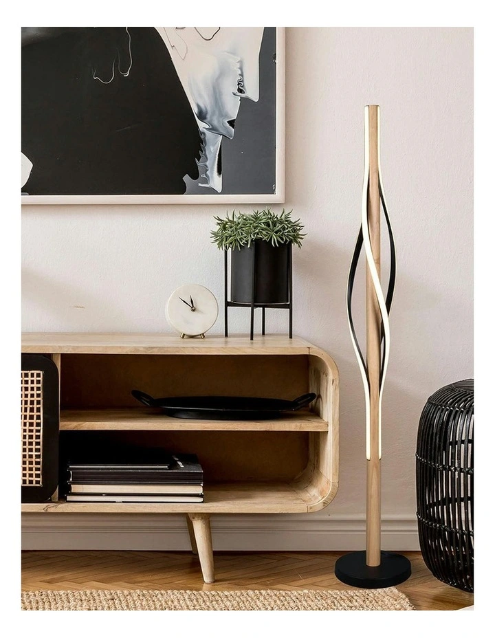 Bonnie LED Floor Lamp in Brown image 3
