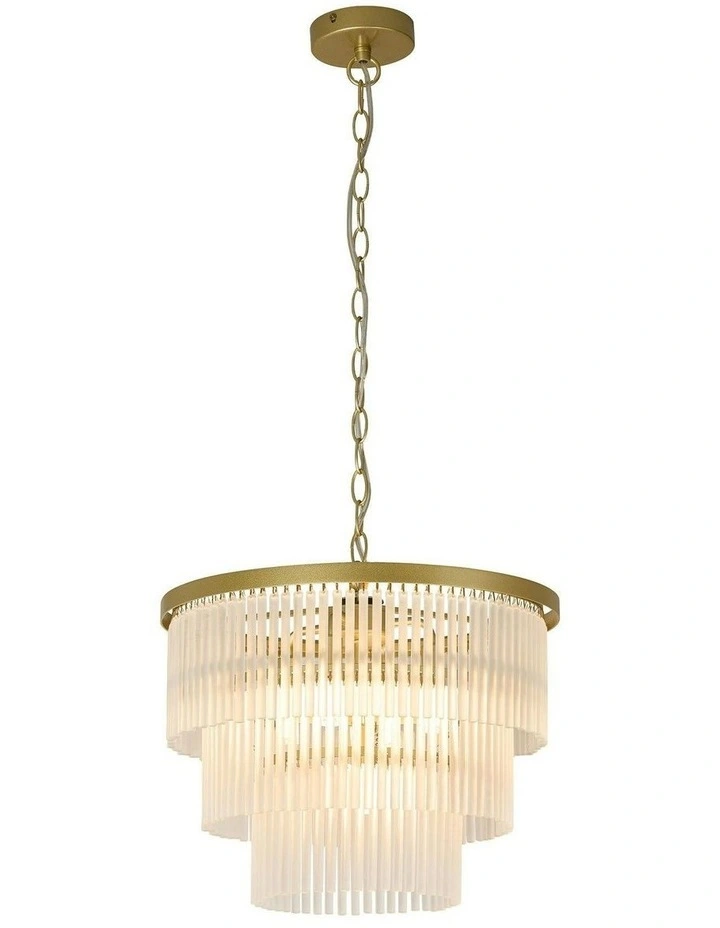 Greer 4 Lights Chandelier in Gold image 2