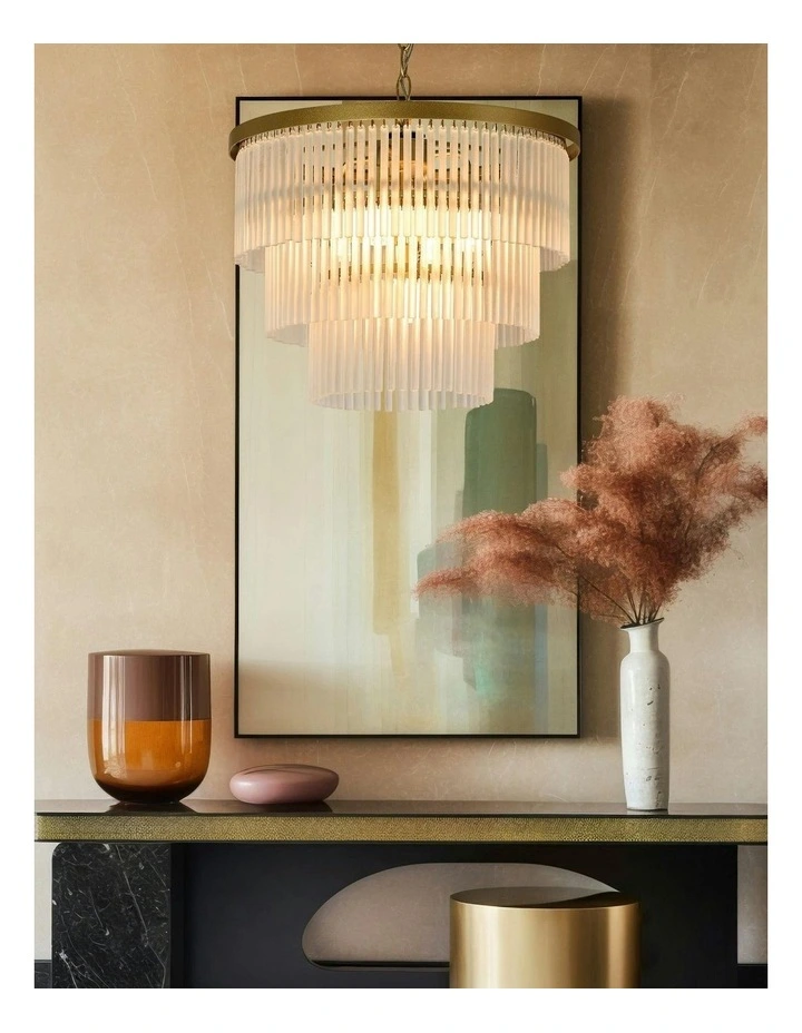 Greer 4 Lights Chandelier in Gold image 3