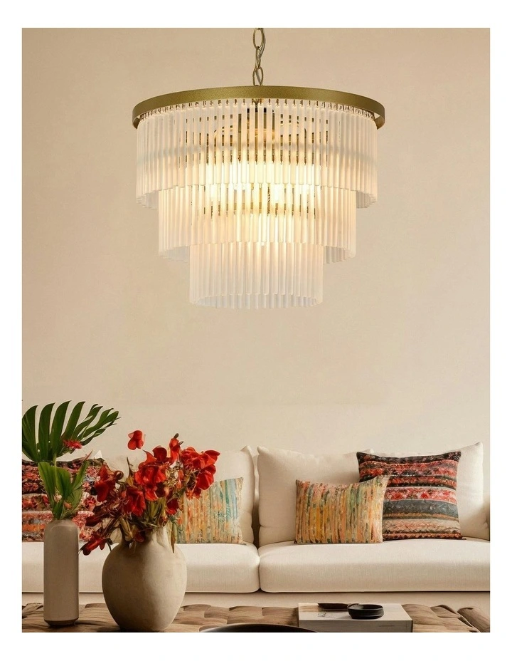 Greer 4 Lights Chandelier in Gold image 4