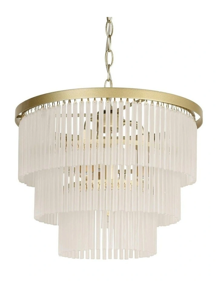 Greer 4 Lights Chandelier in Gold image 7