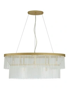 Greer 5 Lights Chandelier in Gold