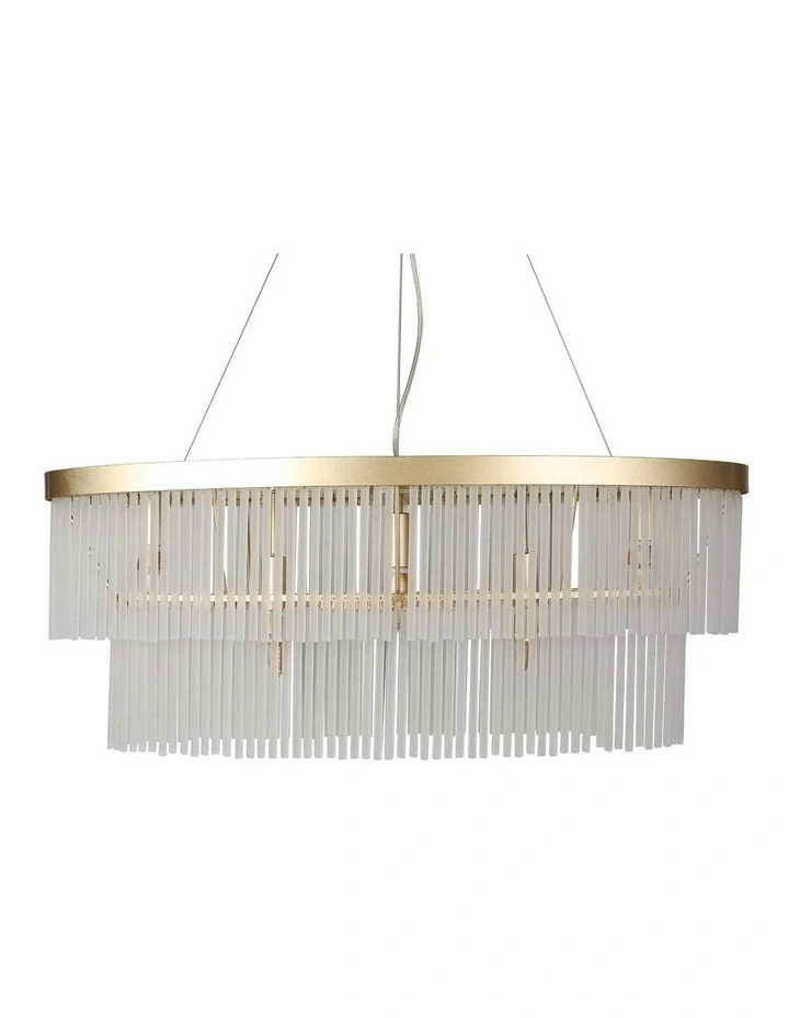 Greer 5 Lights Chandelier in Gold image 3