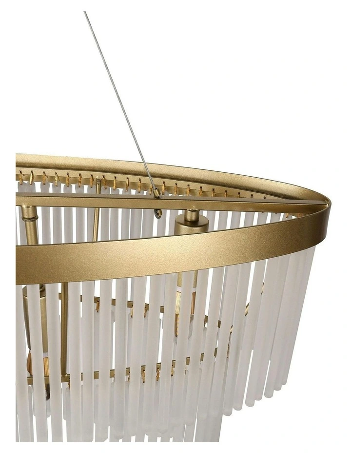 Greer 5 Lights Chandelier in Gold image 5