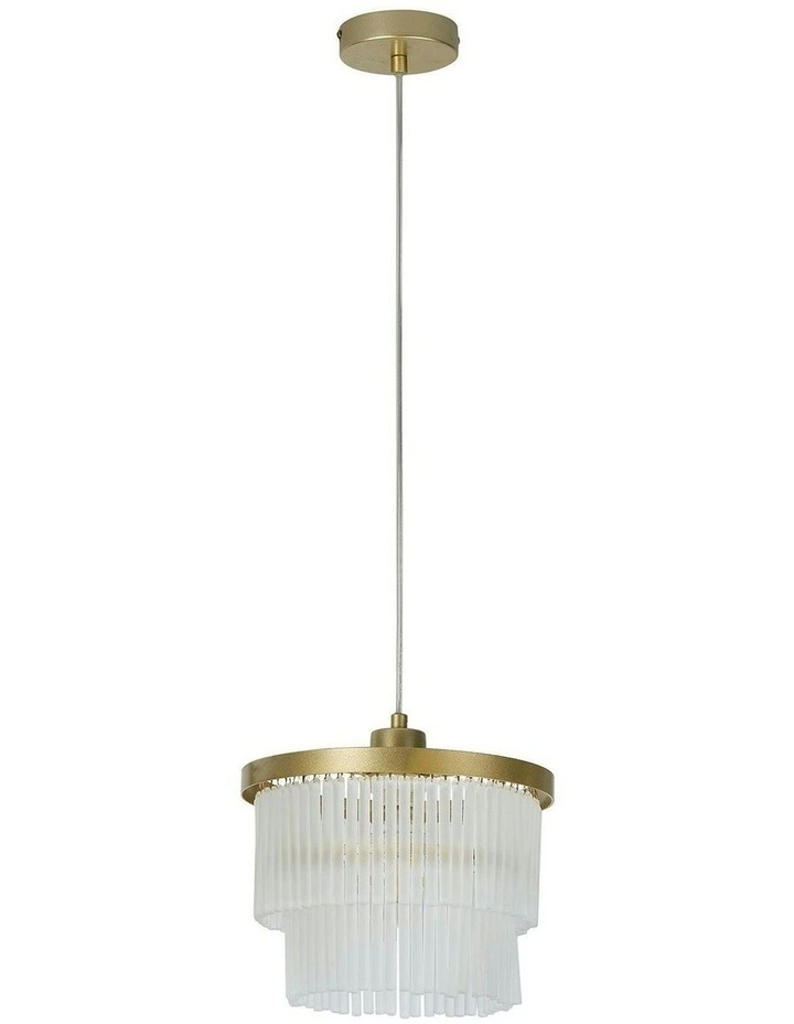 Greer 1 Light Chandelier in Gold image 1