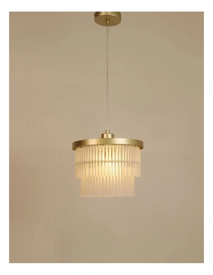Greer 1 Light Chandelier in Gold image 6