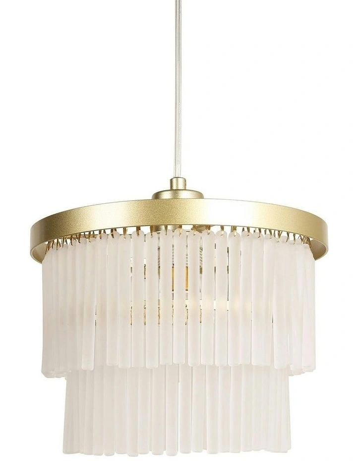 Greer 1 Light Chandelier in Gold image 7