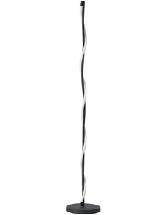 Rio Dimmable LED Floor Lamp in Black