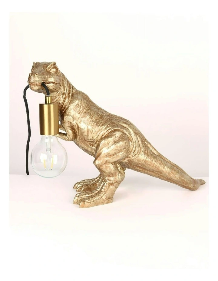 T-Rex Bite Table Lamp in Gold image 3