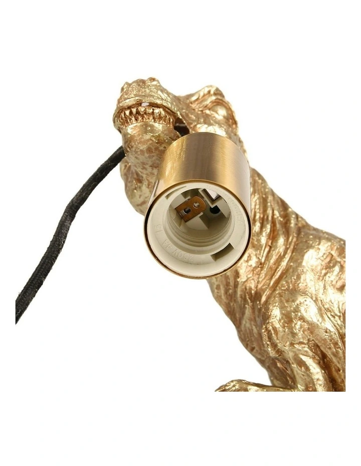 T-Rex Bite Table Lamp in Gold image 5