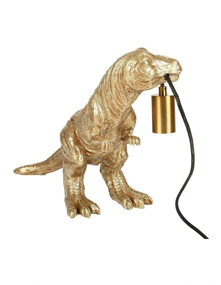 T-Rex Bite Table Lamp in Gold image 6