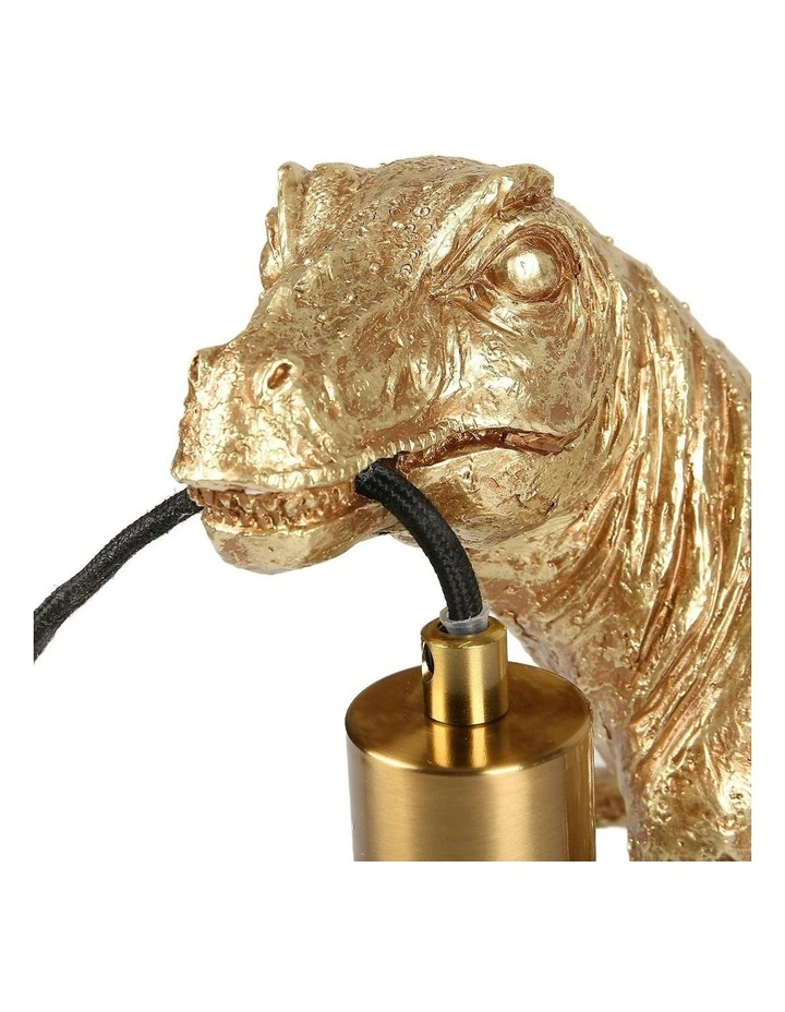T-Rex Bite Table Lamp in Gold image 7