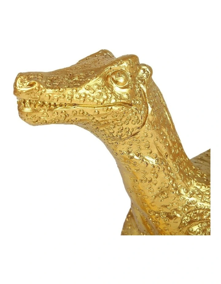 Velociraptor Grip Table Lamp in Gold image 4