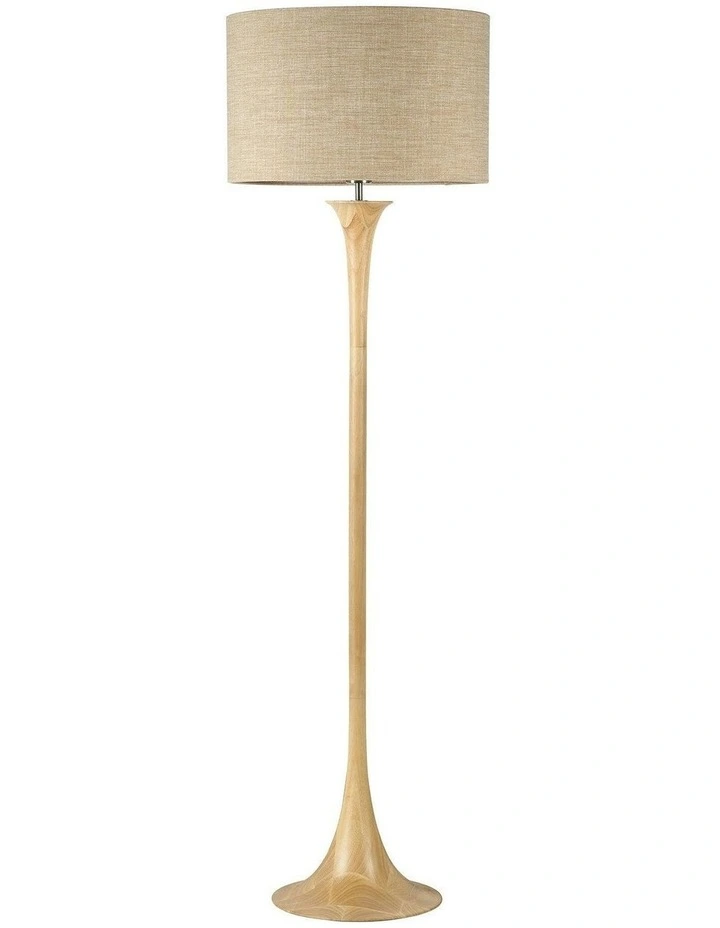 Soraya Floor Lamp in Oak image 1
