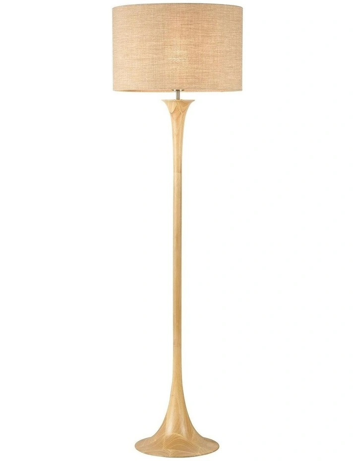 Soraya Floor Lamp in Oak image 2