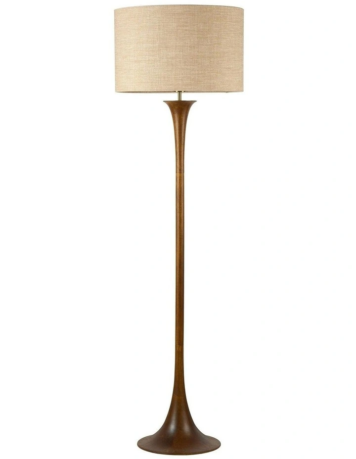 Soraya Floor Lamp in Walnut image 1