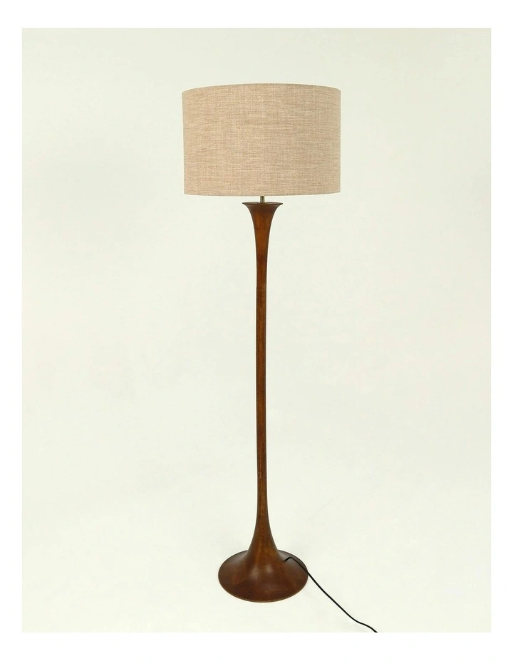 Soraya Floor Lamp in Walnut image 3