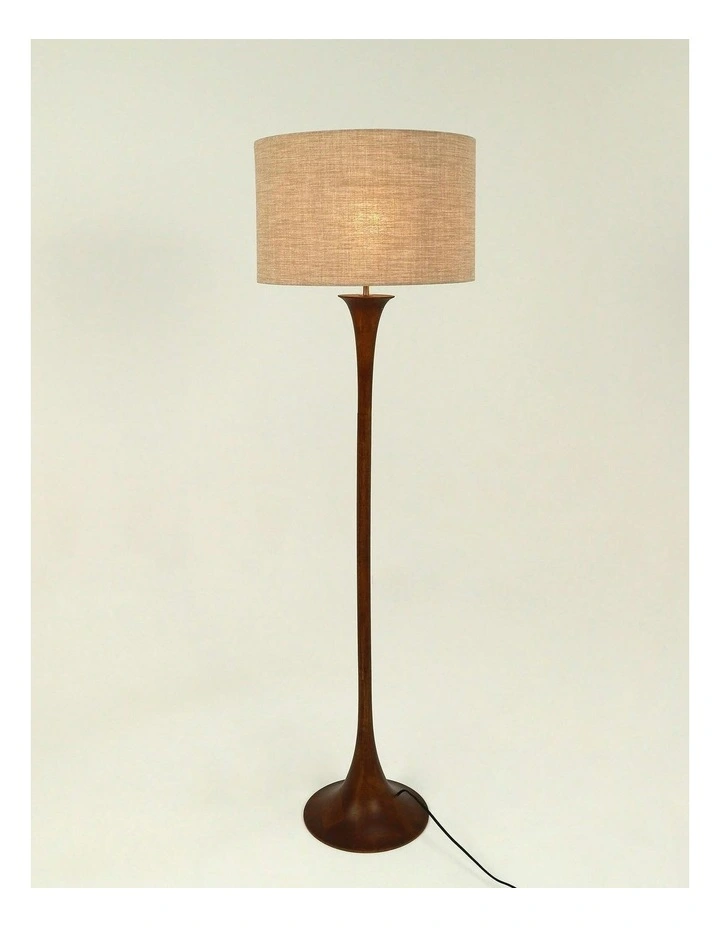 Soraya Floor Lamp in Walnut image 4