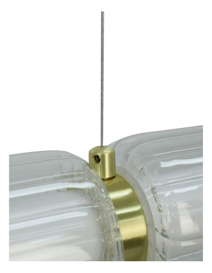 Elara LED Pendant Light in Gold image 3
