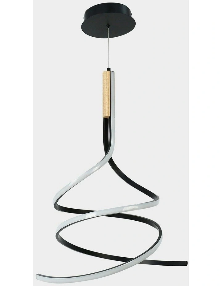 Estelle CCT LED Pendant Light in Black image 7