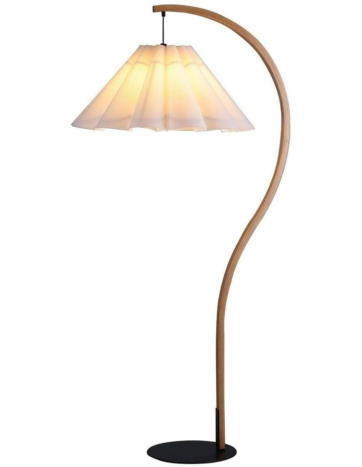 Esther Floor Lamp in Brown image 2