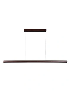 Freya LED Small Pendant Light in Walnut