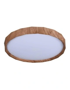 Irene Large Correlated Color Temperature LED Ceiling Light in Brown