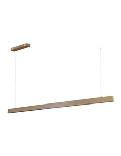 Maisie LED Large Pendant Light in Wood