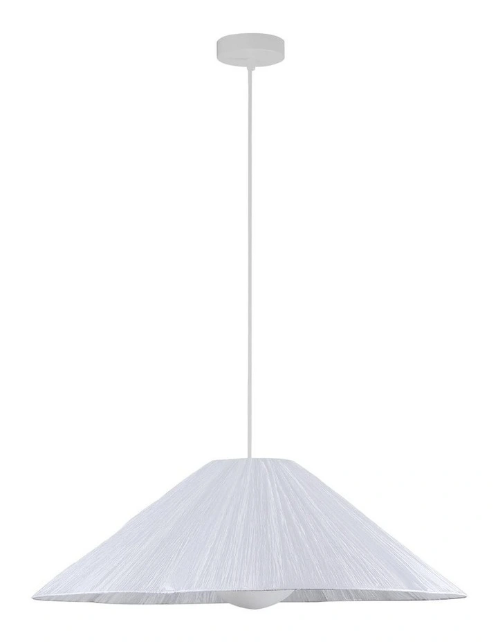 Rosie Pendant Small Light in White image 1