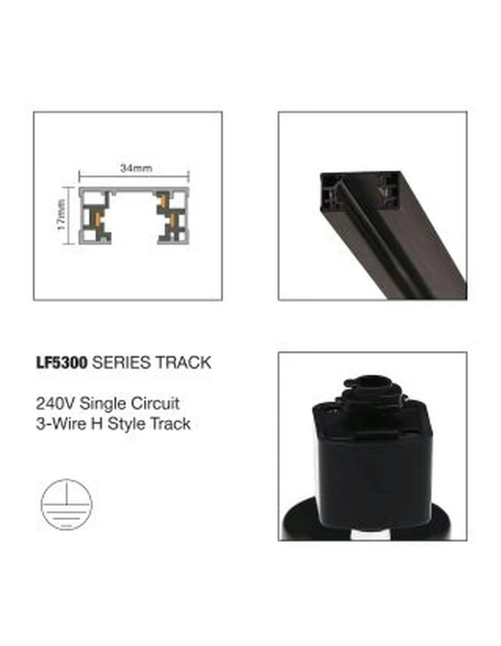 Track Kit Baril 3lt Spot Light in Black image 3