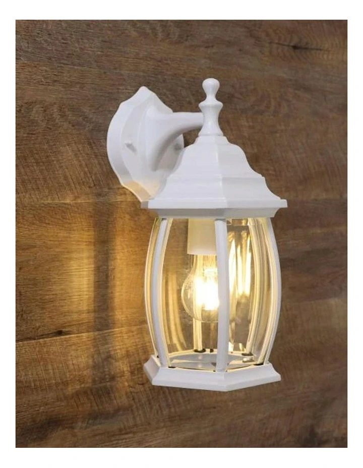 Highgate Down Outdoor Wall Light in White image 2