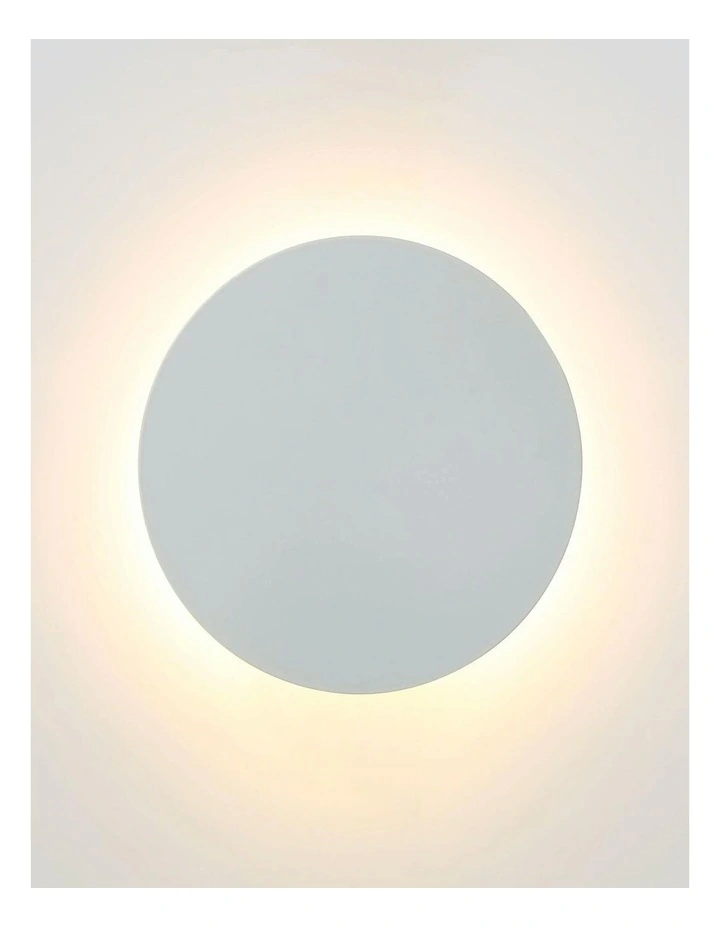 Dot 20 Tri-Colour LED Wall Light in White image 3