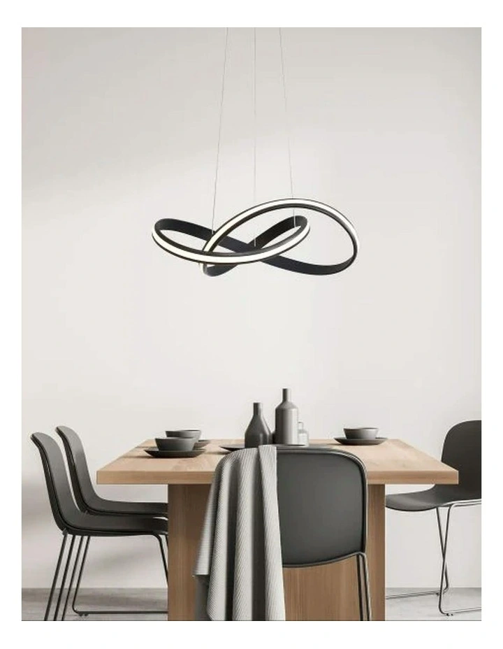 Spira Color Tuning System LED Pendant Light in Black image 3