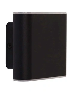 Wash LED Wall Light 2*3 in Black