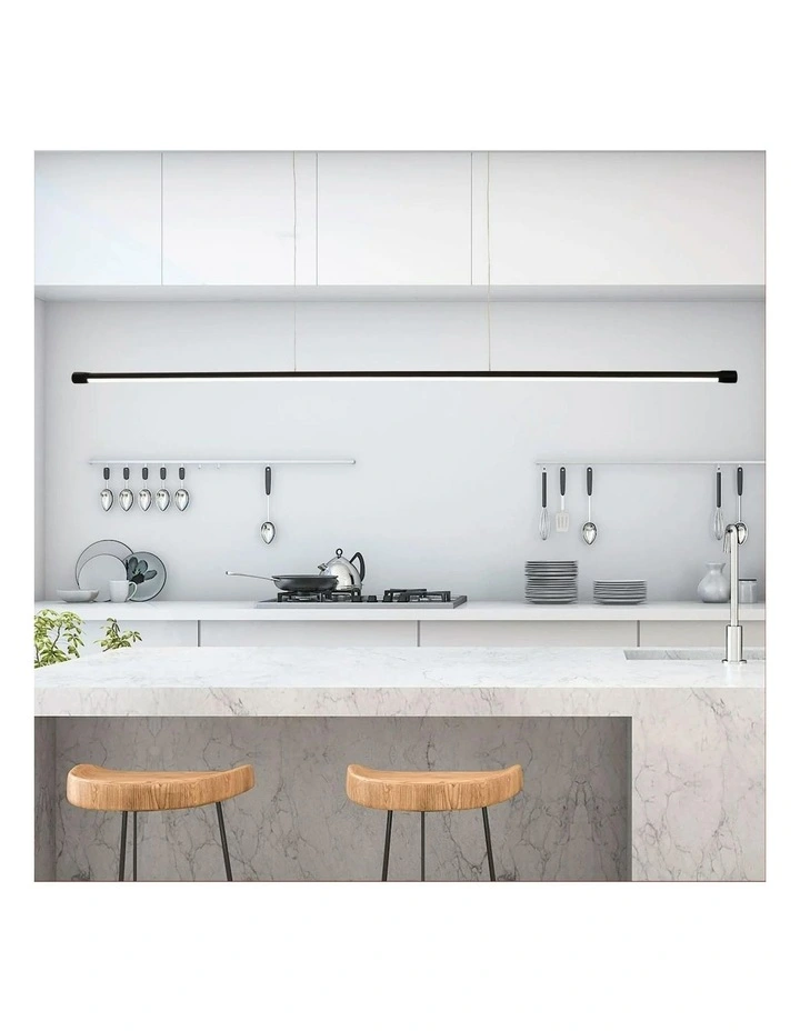 Edge Pendant Light 1500 New CTS in Black image 2
