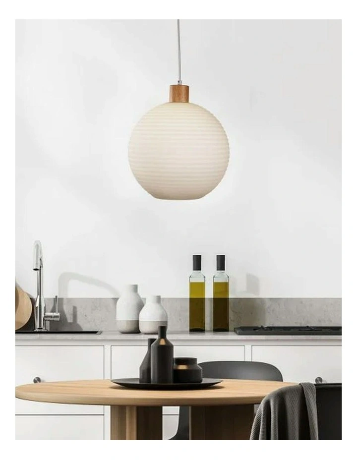 Twillo 30 Pendant Light in Opal Matt image 3