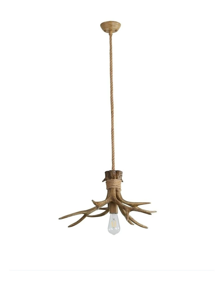 Hyort Single Derr Antler Designer Pendant Light image 4