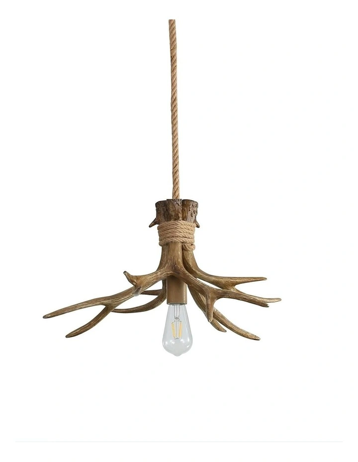Hyort Single Derr Antler Designer Pendant Light image 5