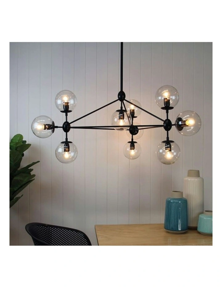 Brockton 10 Pendant Light in Black image 2