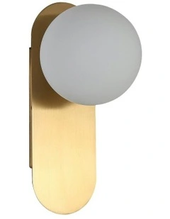 Ping G9 Wall Light in Satin Brass
