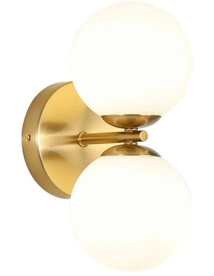 Oberon 2 Wall Light in Brass image 2
