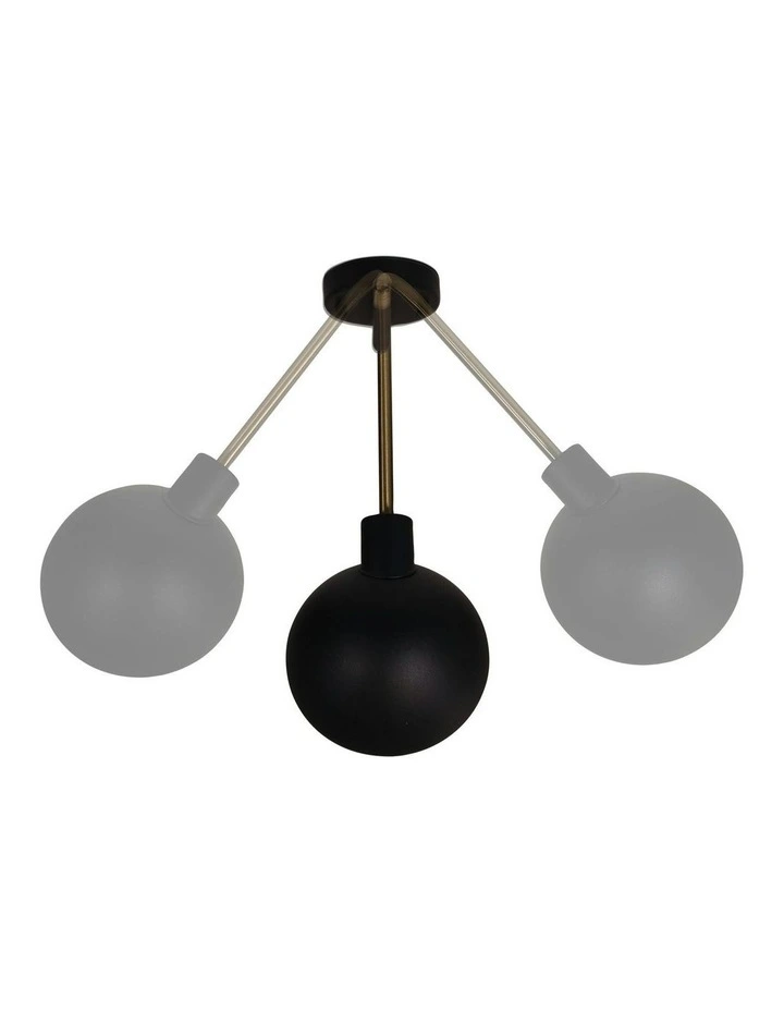 Klass Swing Arm Wall Light Antique in Brass image 2