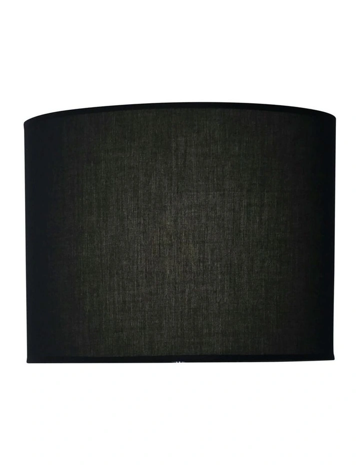 Drum Lamp Shade 40cm in Black image 1