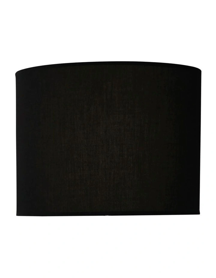 Drum Lamp Shade 40cm in Black image 2