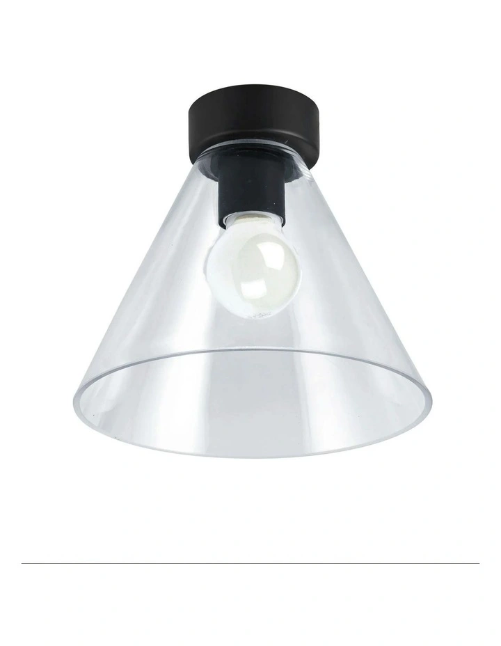 Heath Clear Glass DIY in Black image 1