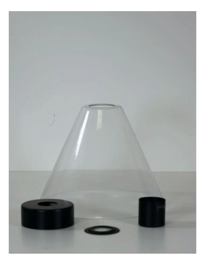 Heath Clear Glass DIY in Black image 2