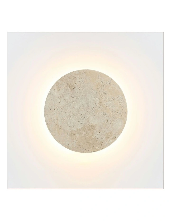 Dot 20 LED Wall Light in Travertine image 2