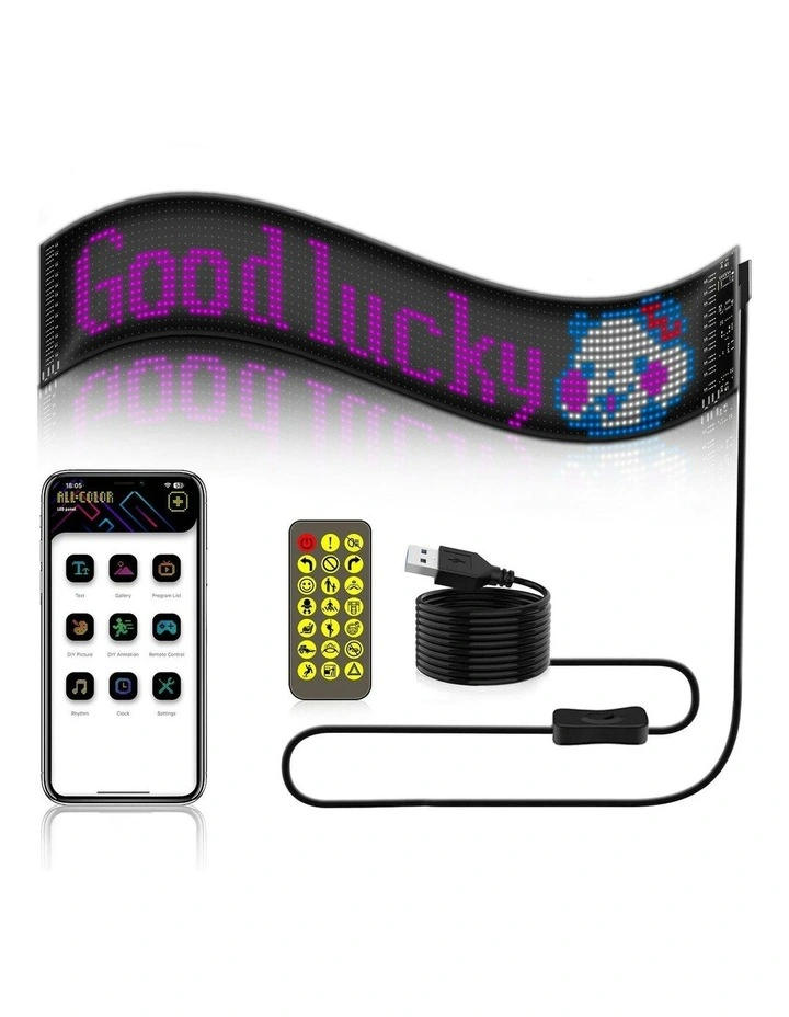 Matrix Panel IP65 with APP Control Programmable LED 120*595mm in Multi image 2